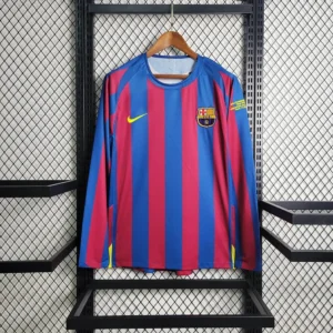 Barcelona 2005 L/S UCL Home Shirt