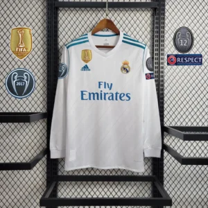 Real Madrid 2017 L/S Home Shirt
