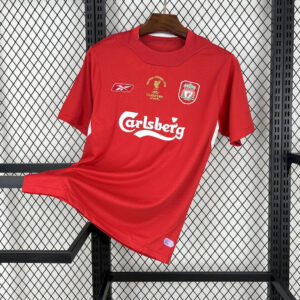 2005 Retro Liverpool Champions League Final Home Jersey