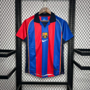 2001/2002 Retro Barcelona Home Jersey