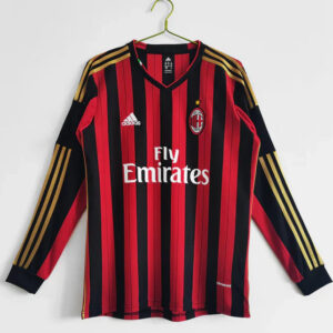 AC Milan Retro 2013-2014 Long Sleeve Home Kit