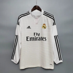 Retro 2014/2015 Real Madrid Home Long Sleeve
