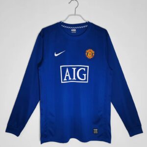 Manchester United Retro 2008-2009 Away Kit Long Sleeve