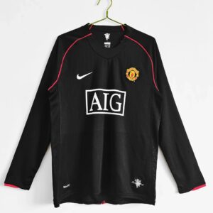 Manchester United Retro 2007-2008 Away Kit Long Sleeve