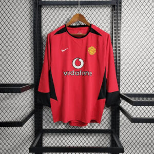 2002/2004 Retro Manchester United Home Long Sleeve