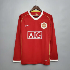 2006/2007 Retro Manchester United Home Long Sleeve