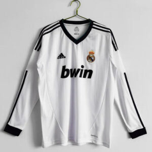 Real Madrid Retro 2012-2013 Home Kit Long Sleeve